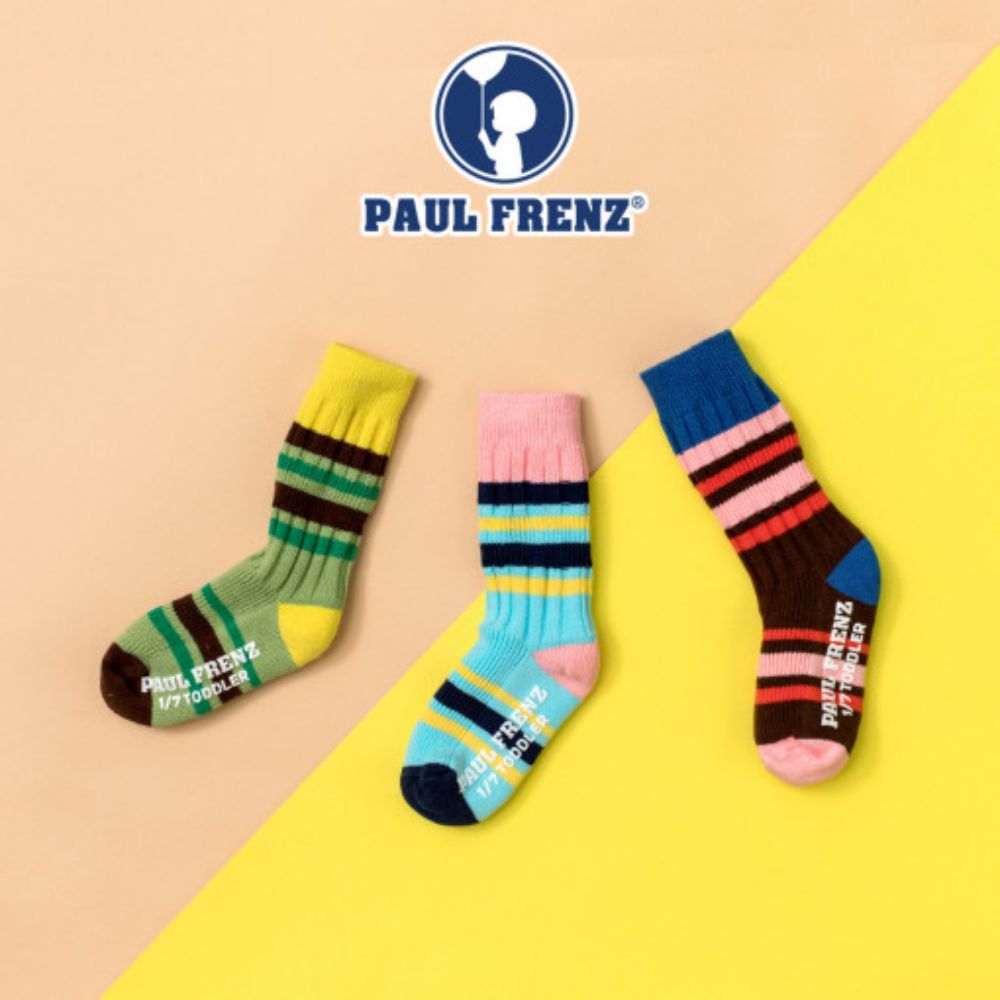 韓國 PAUL FRENZ - (3入組)韓製彈力中長筒襪-MELODY
