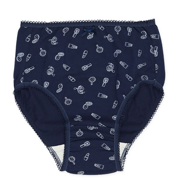 日本西松屋 - 棉混透氣女孩內褲4件組-小熊獨角獸