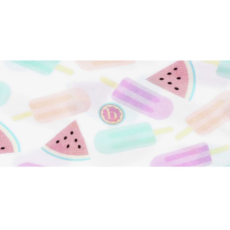 美國baby bling - 純手工極優雅細緻輕柔微彈性/毫無束縛感蝴蝶結髮帶/髮飾_印花經典款-甜蜜夏天