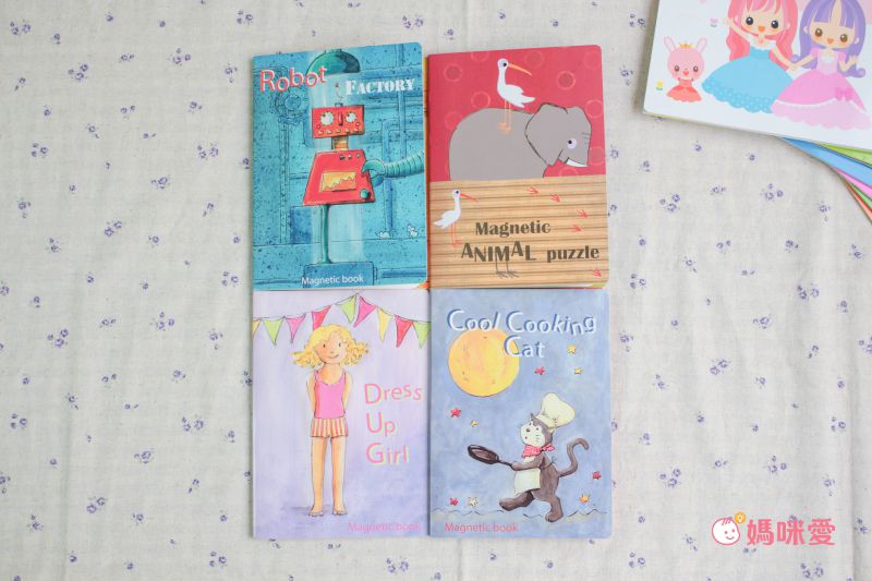 近60種主題！比利時繪本風磁鐵書 x 隨身貼紙書