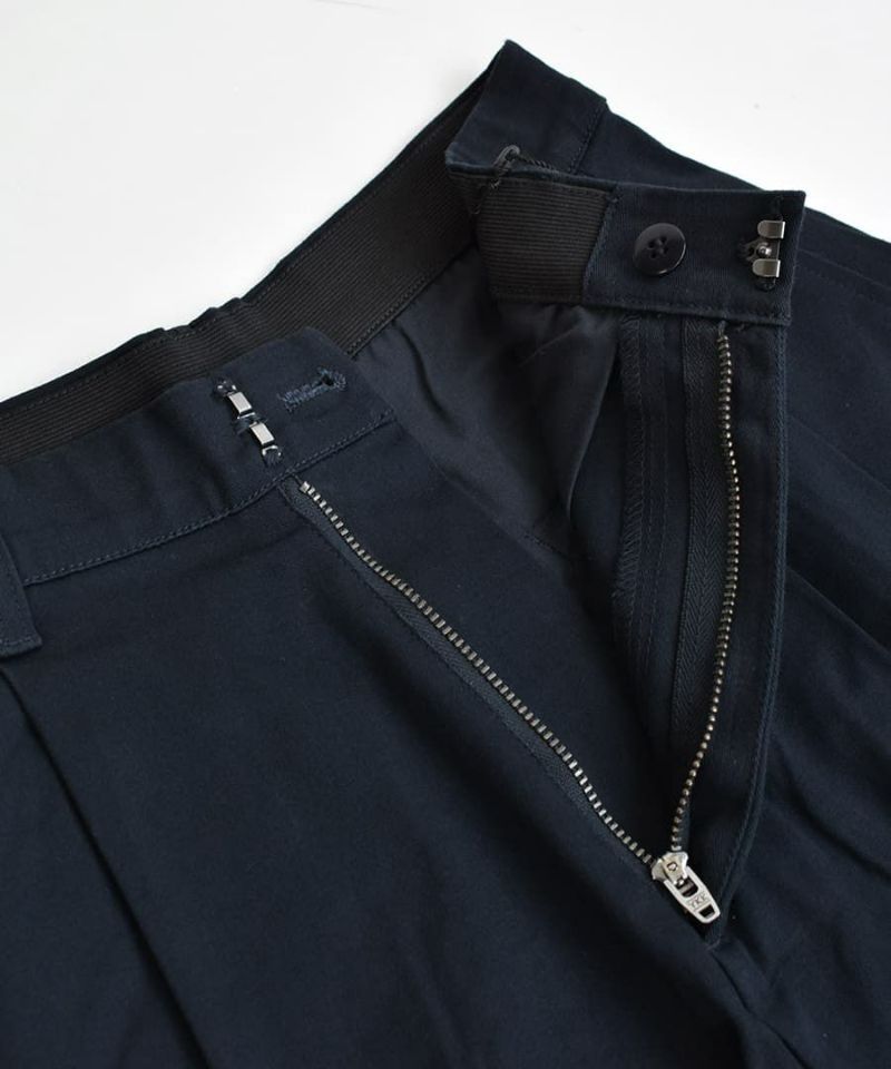 日本 zootie - 好好穿 顯瘦修身寬褲-海軍藍