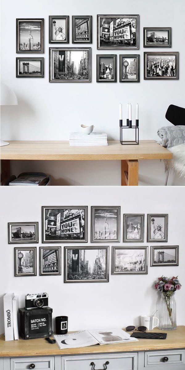 TROMSO - 紐約灰銀相框牆10框組