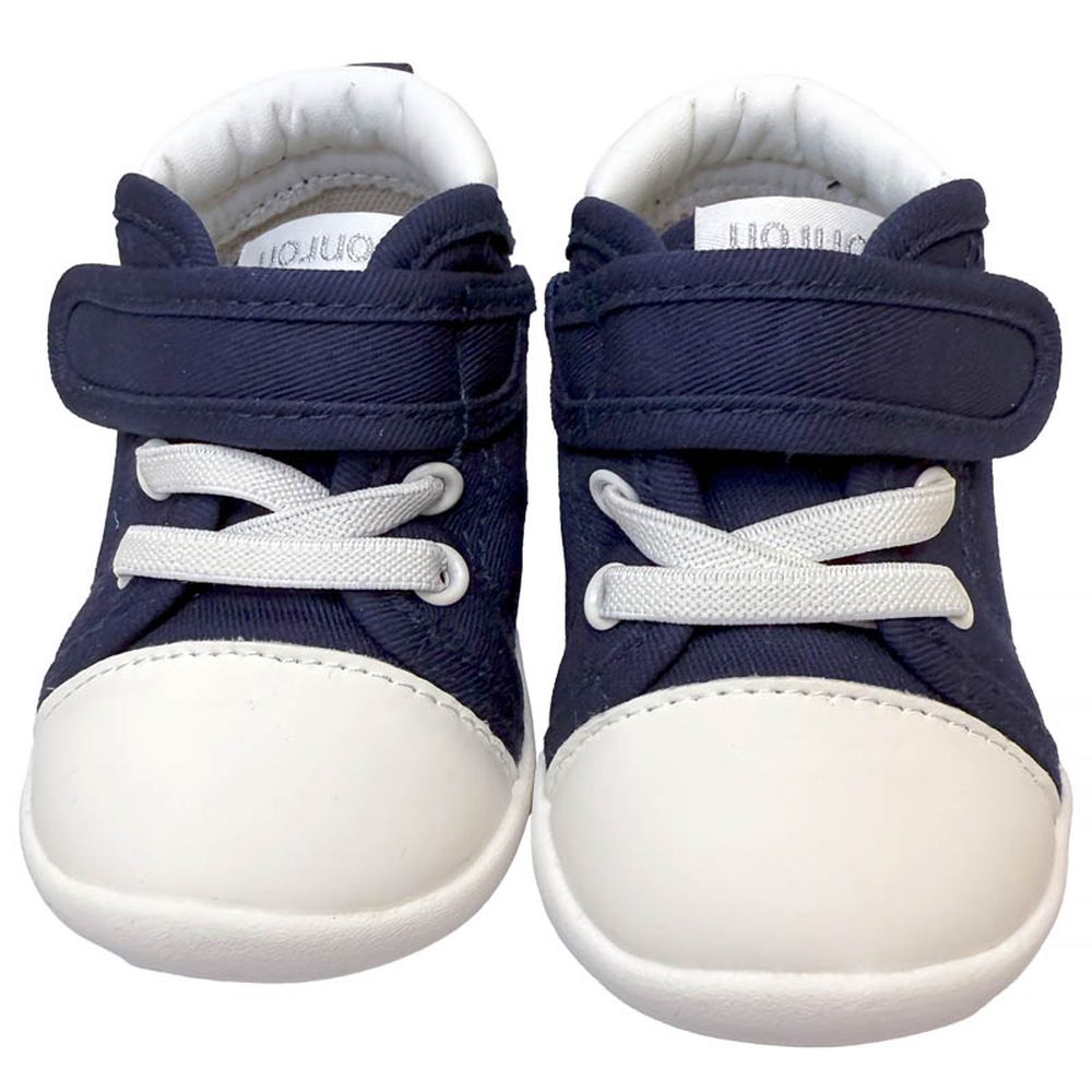 中筒學步鞋-深藍色