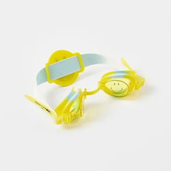 澳洲 Sunnylife - 兒童泳具-smiley®兒童微笑泳鏡-UV380抗紫外線鏡片 (3-9歲適用（產品尺寸 16 x 3 x 5 公分）)