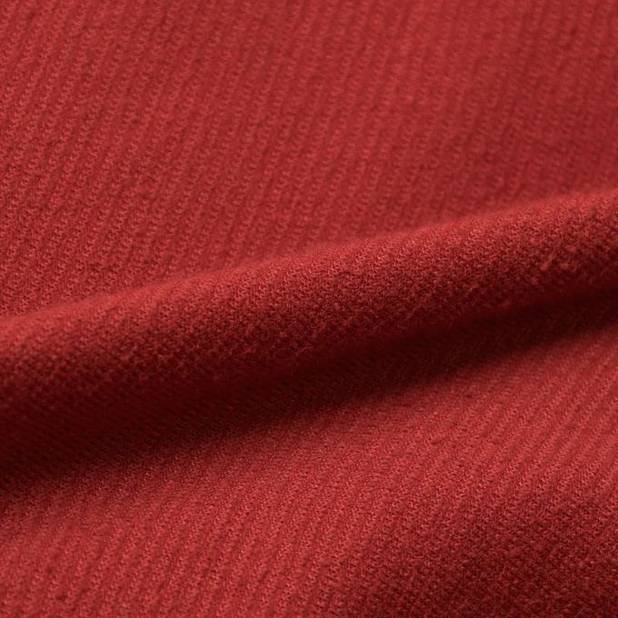 akachan honpo - 10分燈心絨褲-膝蓋圖案-紅色