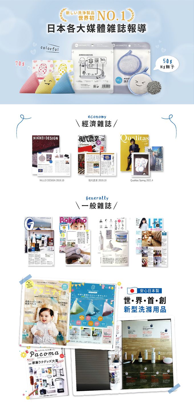 日本宮本製作所 - 洗衣鎂100g