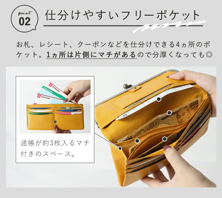 日本 LIZDAYS - 質感真皮口金長夾/皮夾-淺灰杏 (19.5x10x2.5cm)