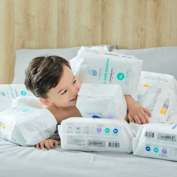 YOME｜PureBaby - 新世代極薄拉拉褲 (XL號)-旅行裝箱購 144片