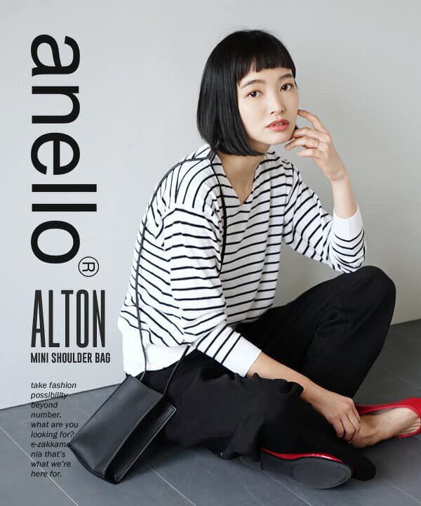 日本 Anello - 皮革斜挎手機包-NV海軍藍 (18cm×13cm×3cm)