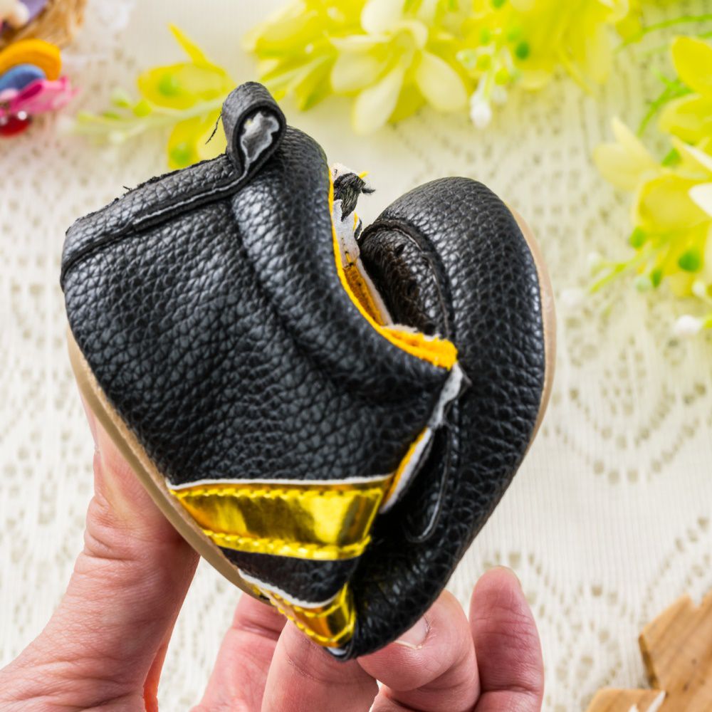 nikokids - 軟Q底學步鞋-黑色(SG571)