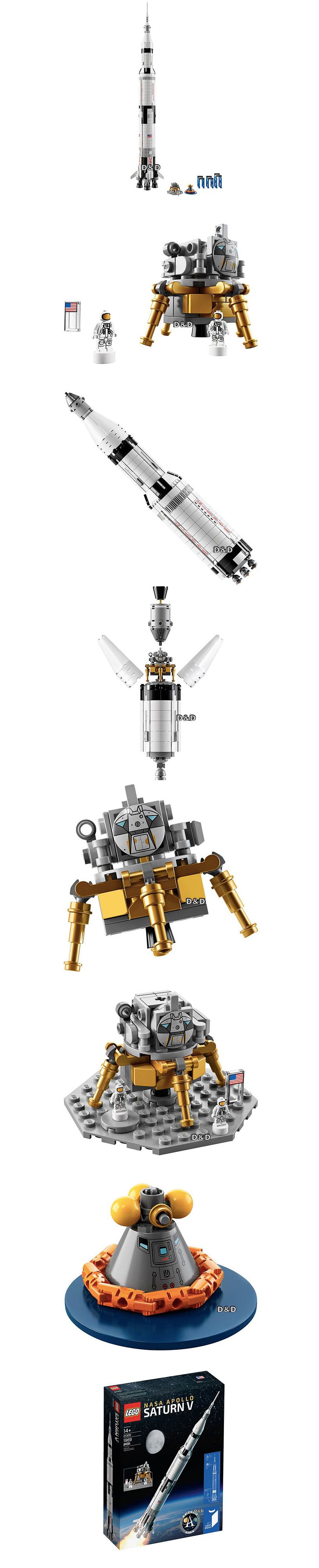 樂高 LEGO - 【新品】樂高IDEAS系列-阿波羅計畫農神5號火箭 21309-1969pcs