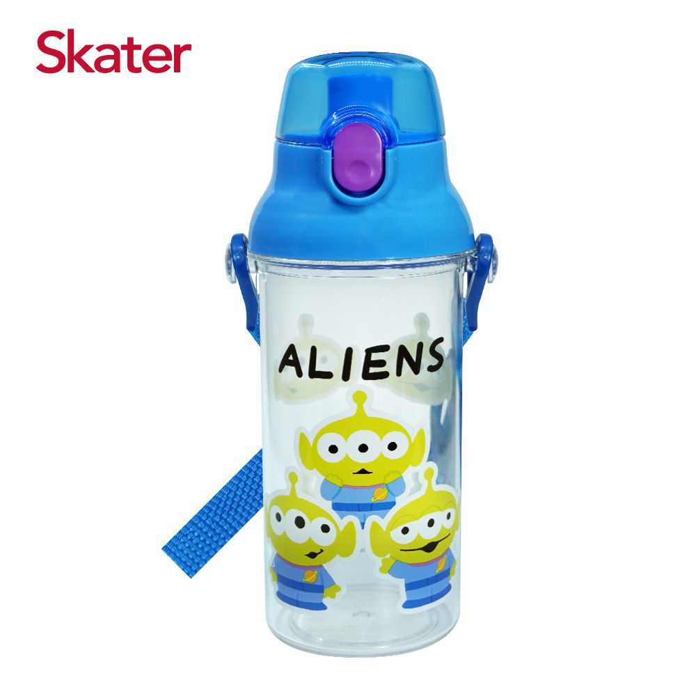 日本 SKATER - 兒童直飲透明水壺 (480ml)-三眼怪