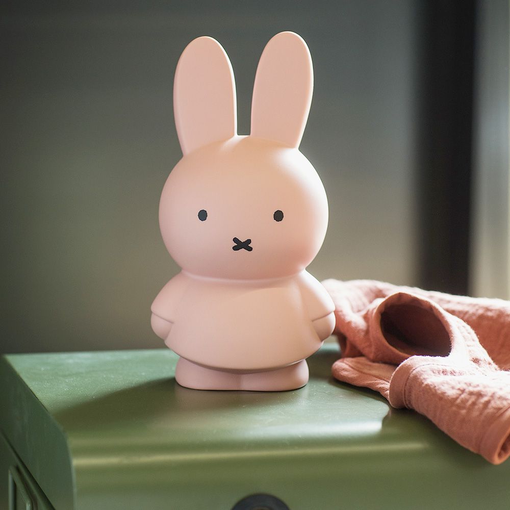 Miffy-MIFFY米菲兔商店 - Miffy米菲兔公仔存錢筒(小號)-淺粉色