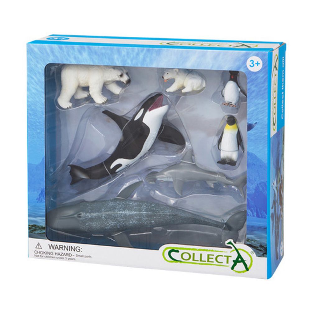 小牛津 - collectA英國高擬真模型- 海洋生物禮盒組7入 / R84203