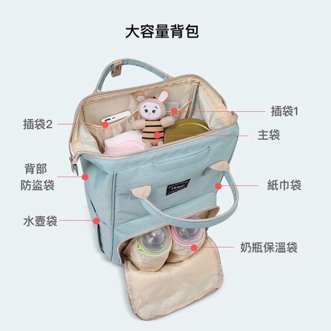 Heine 海恩 - WIN-213 迷彩包 後背包 媽媽後背包-迷彩