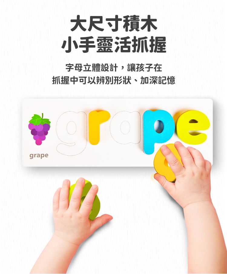 MiDeer - 木質英文早教拼字遊戲組