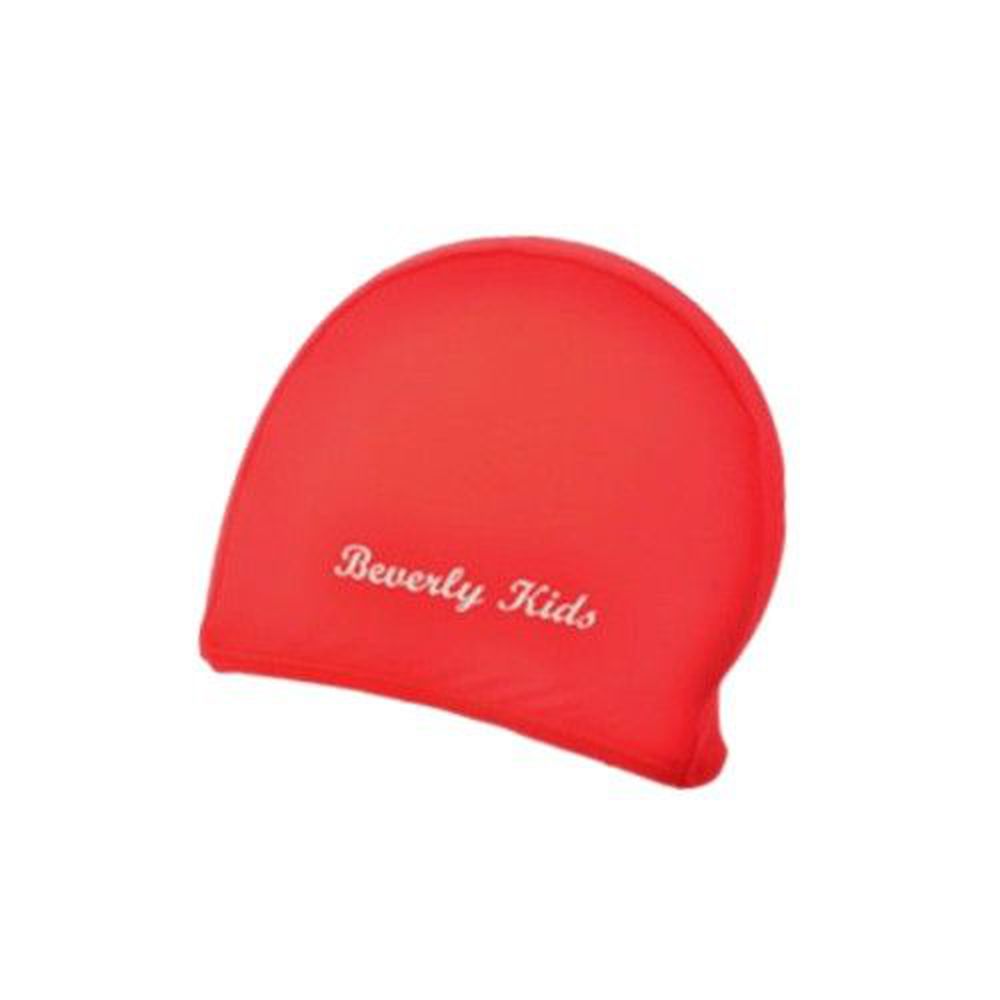 德國 BeverlyKids - 兒童泳帽-紅 (M [40~55cm])