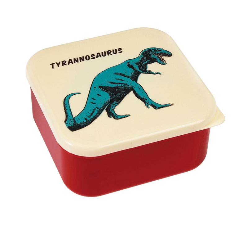英國 Rex London - 餐盒/零食盒3入組-恐龍樂園