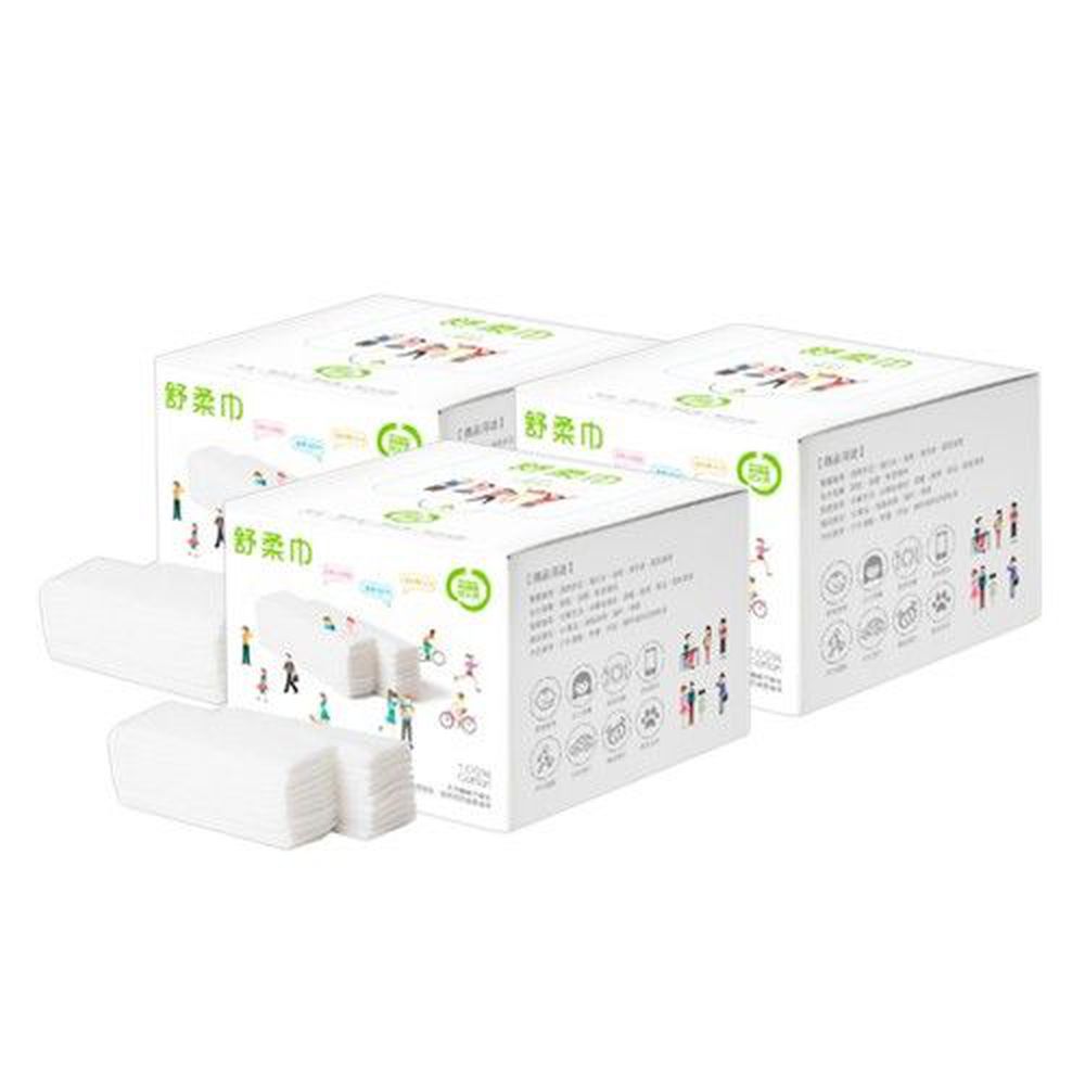 潔適康™ WISCO - 舒柔巾-3入促銷組-40張/盒x3