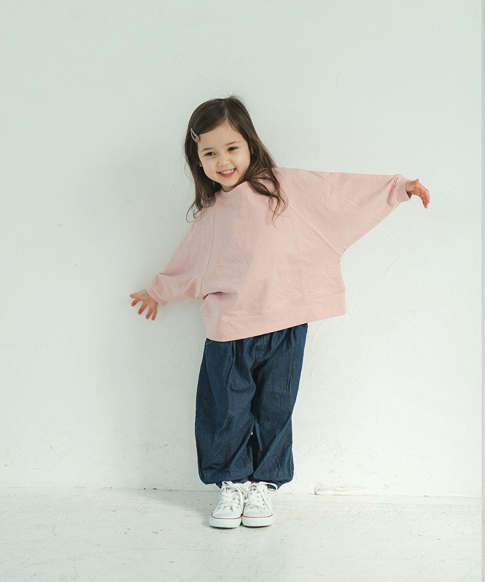 日本 riziere - 純棉Oversize風大學T-櫻花粉