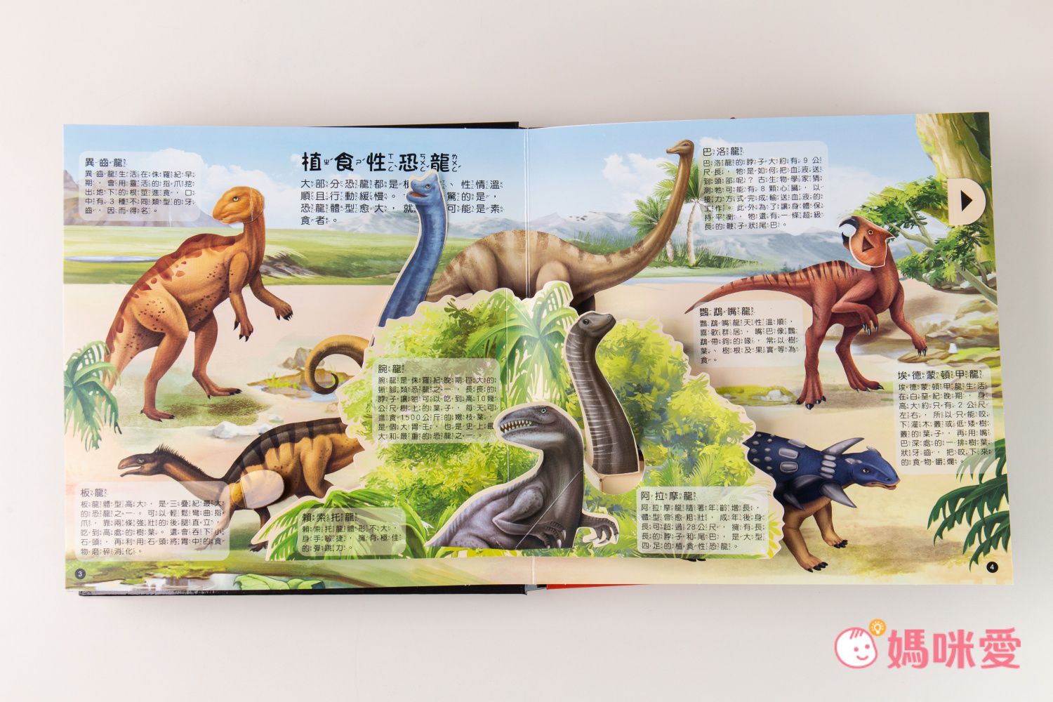 恐龍立體遊戲書【首刷限量贈送12款恐龍模型】-55隻恐龍及古生物+25個互動機關