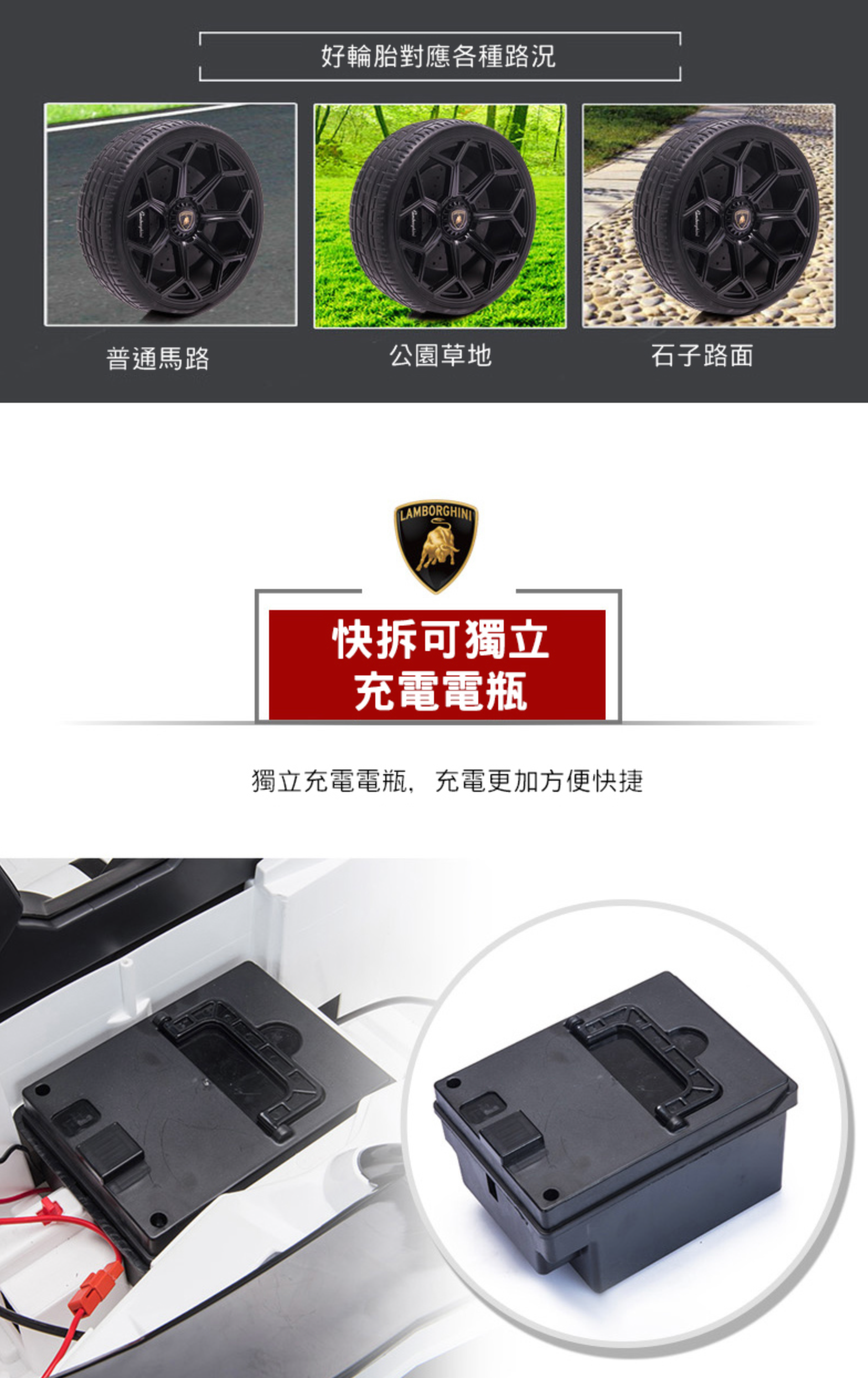 聰明媽咪兒童超跑 - 藍寶堅尼 SVJ 24V MP3飄移版 雙人座 原廠授權 雙驅兒童電動車-烤漆白