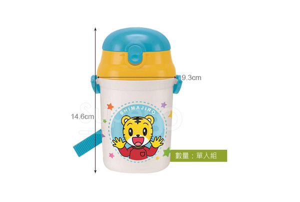 日本 SKATER - 吸管冷水壺(340ml)兒童水壺-巧虎