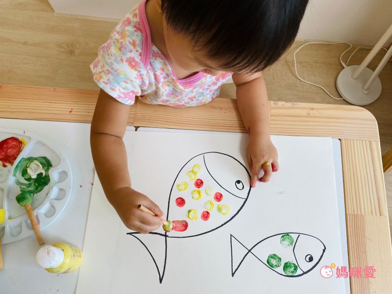 媽媽友 mamayo - 無毒手指膏6色組(附教學手冊)-一般色-紅黃白藍綠黑-50ml/色