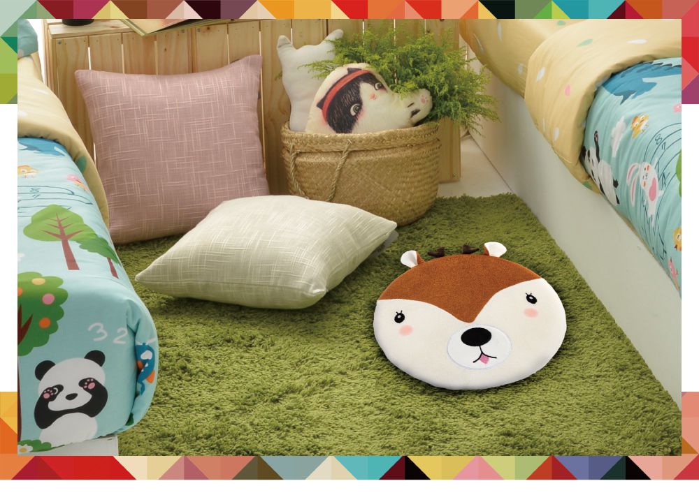 格蕾寢飾 Great Living - 義大利Fancy Belle《斑斑小鹿》記憶棉座墊 (40*40CM)