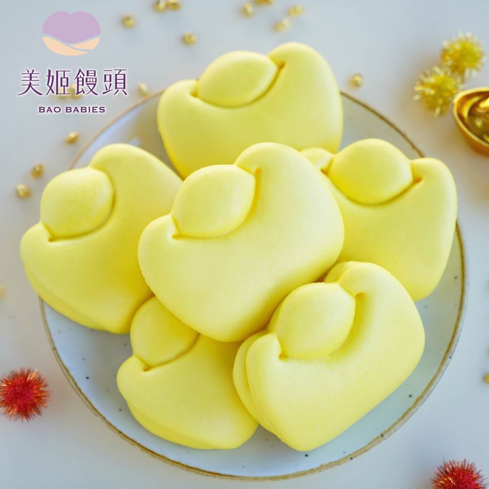 金元寶鮮乳造型刈包-65g/顆 (6入)