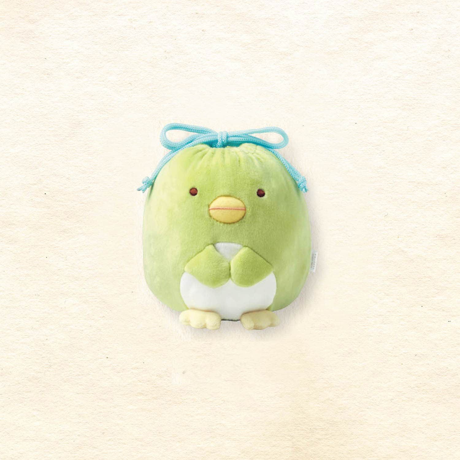 日本千趣會 - 角落生物毛巾布抽繩小物收納包-包袱巾