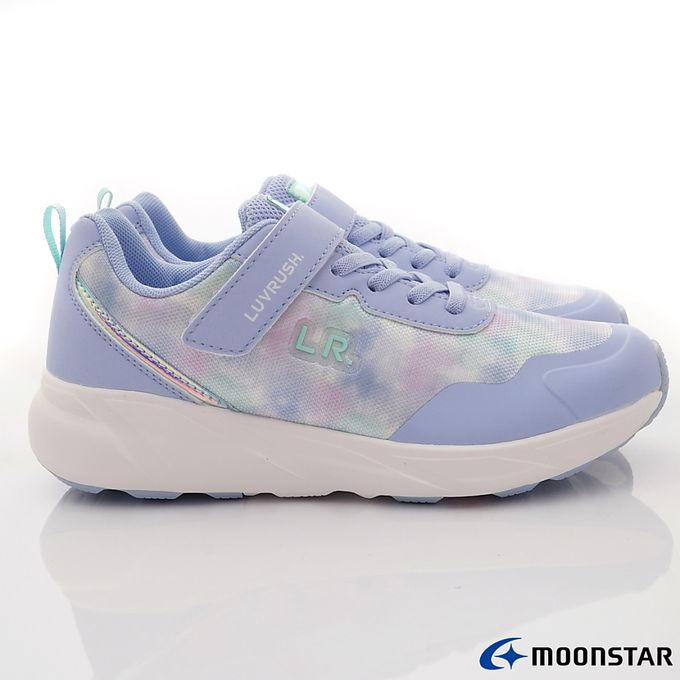 Moonstar日本月星 - LV渲彩2E運動鞋LV11419藍-中大童段-運動鞋-藍