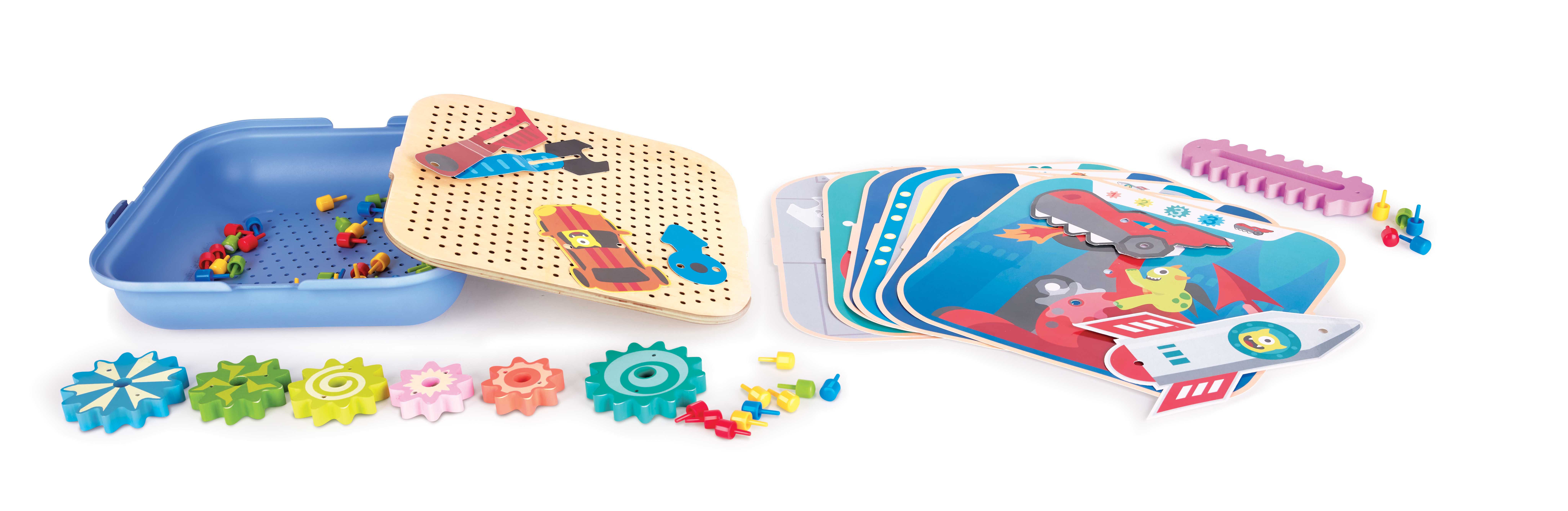 德國 Hape - 齒輪玩具組