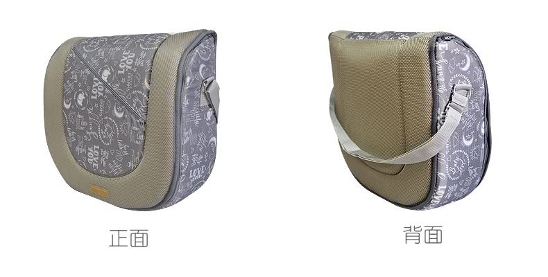 HANNIKD - 外出便攜式床中床(送睡墊+防翻身枕)-氣質灰