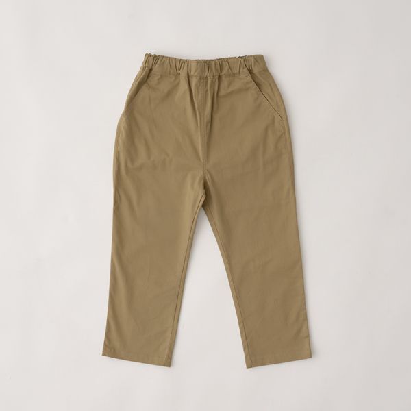 日本 b-ROOM - 帥氣定番色錐形褲-棕卡其