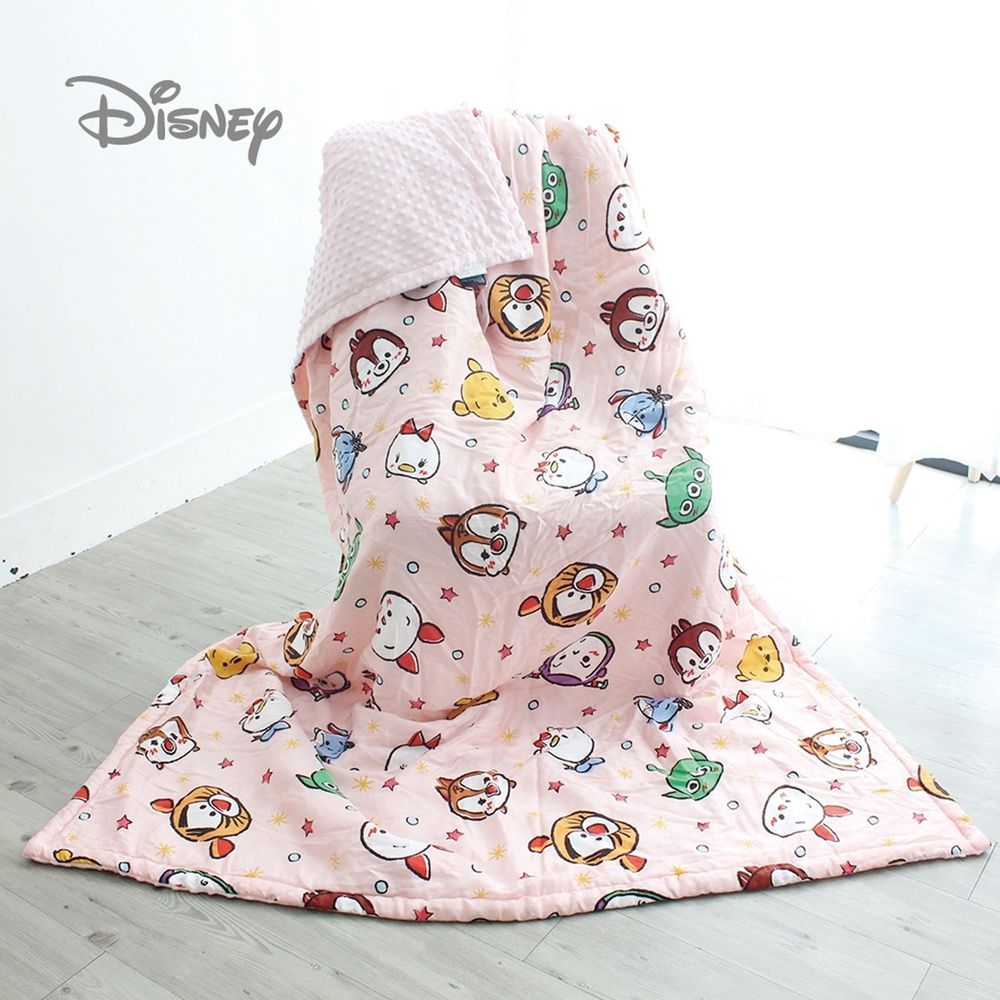 Disney 迪士尼 - 天絲安撫水洗毯/空調毯/蓋毯/薄被-TSUM TSUM-粉色 (120x150cm)