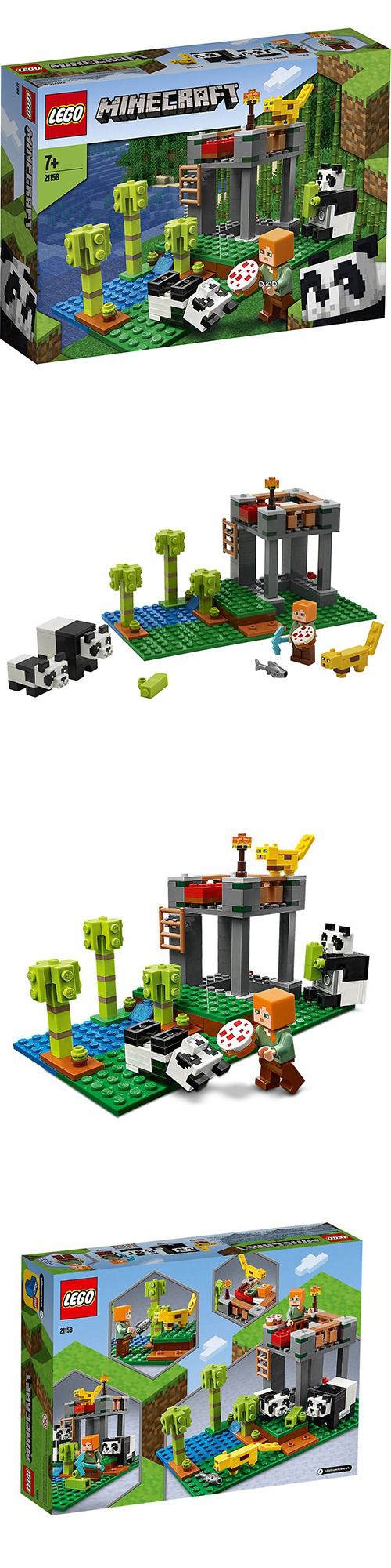 樂高 LEGO - 樂高 Minecraft Micro World 系列 - The Panda Nursery 21158-204pcs