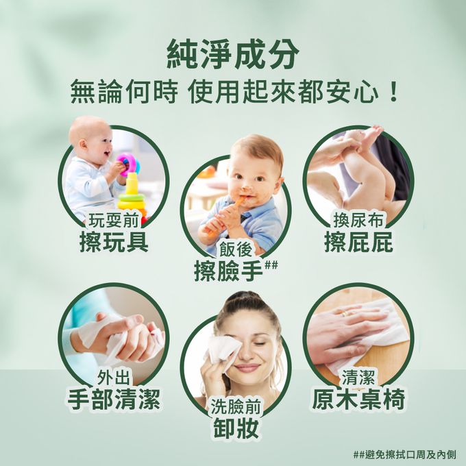 HUGGIES好奇 - 小森林嬰兒天然植物厚濕巾 88抽 X9包/箱