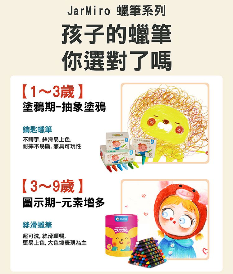 JarMelo 原創美玩 - 我不是鑰匙-創意無限24色蠟筆