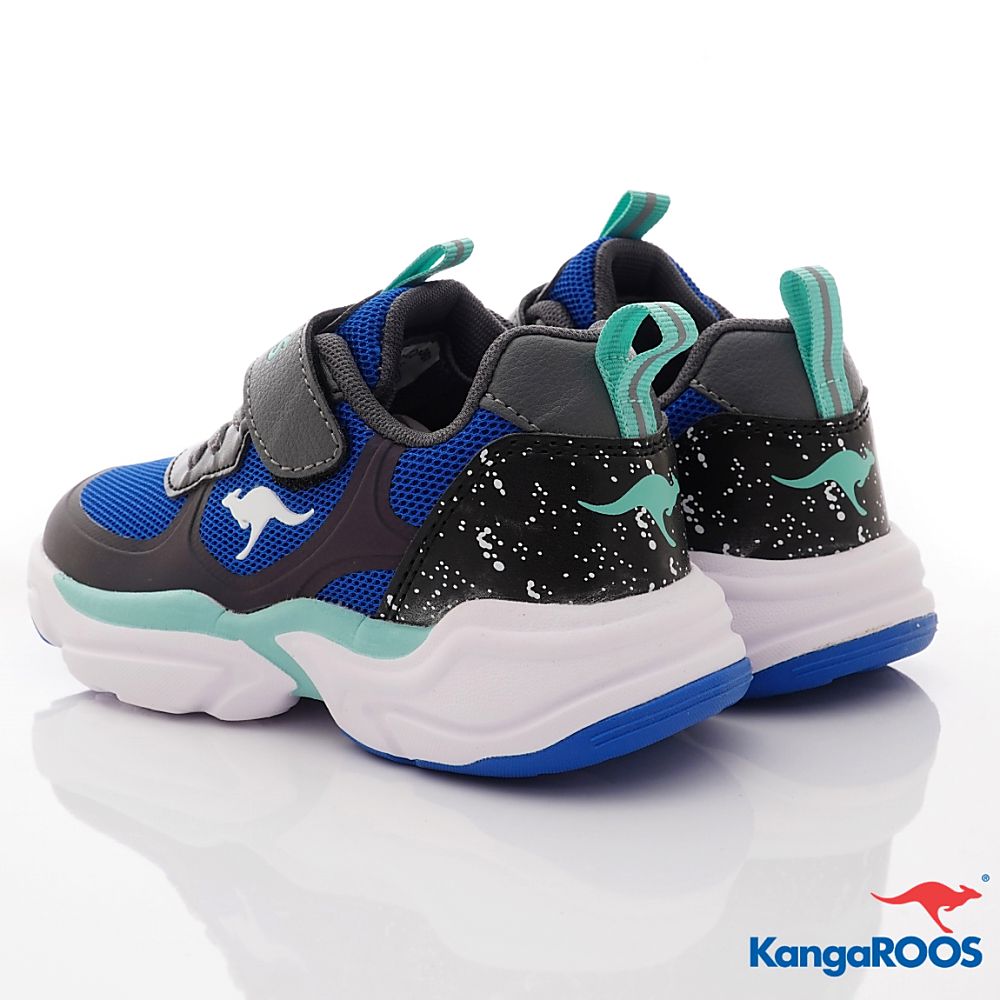 KangaROOS - 美國袋鼠 -兒童輕量老爹鞋款童鞋(中大童段)-運動鞋-藍
