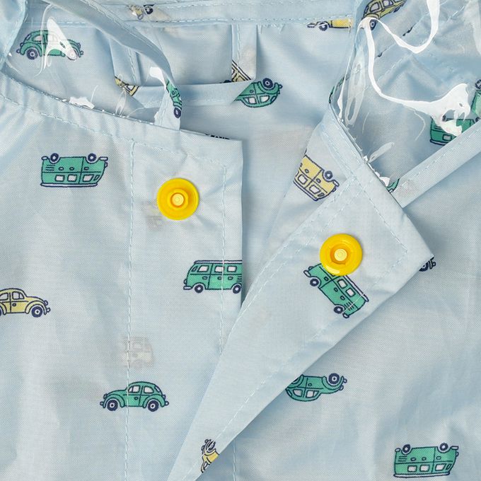 akachan honpo - 雨衣-汽車-藍色