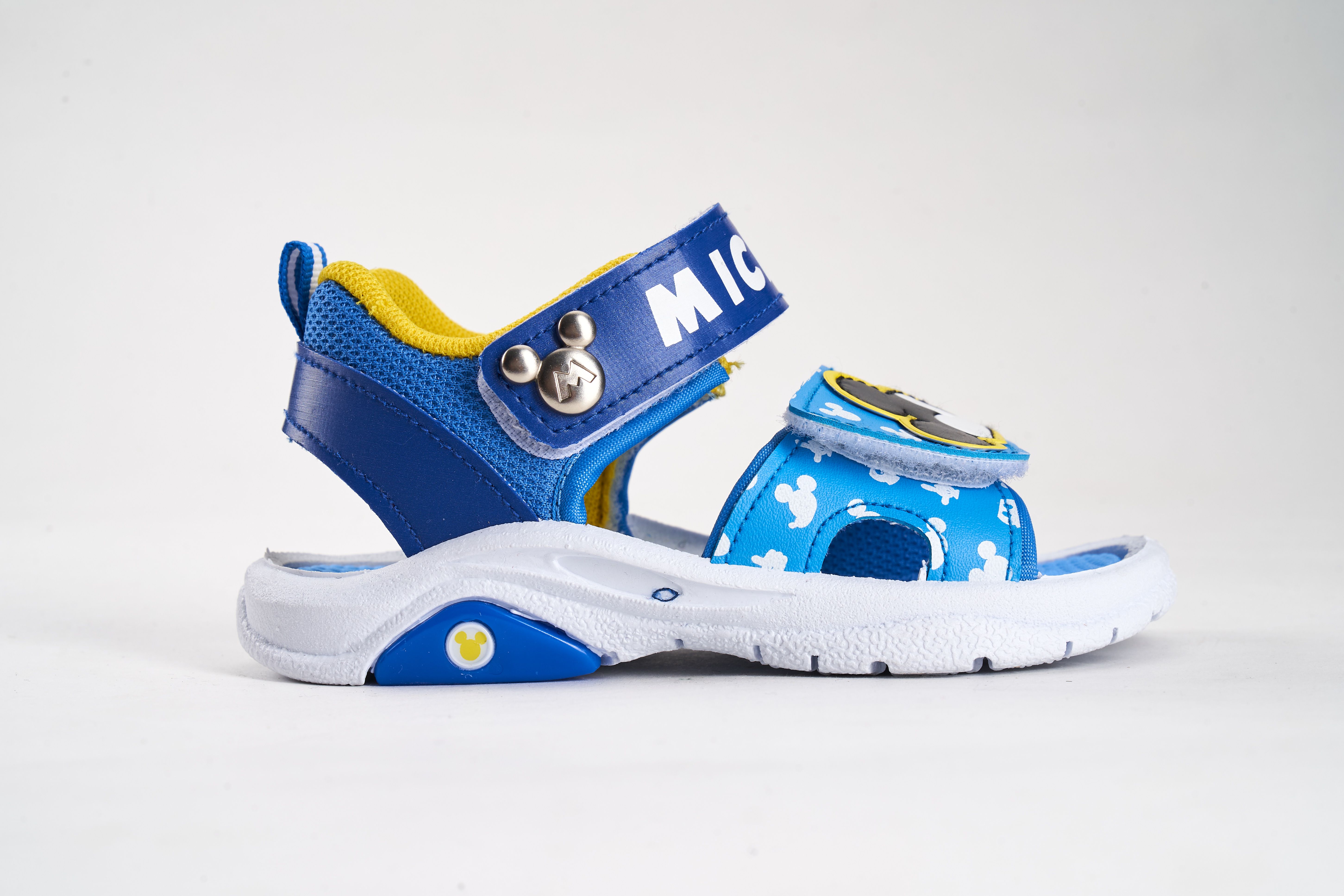 akachan honpo - 米奇經典造型休閒涼鞋-藍色