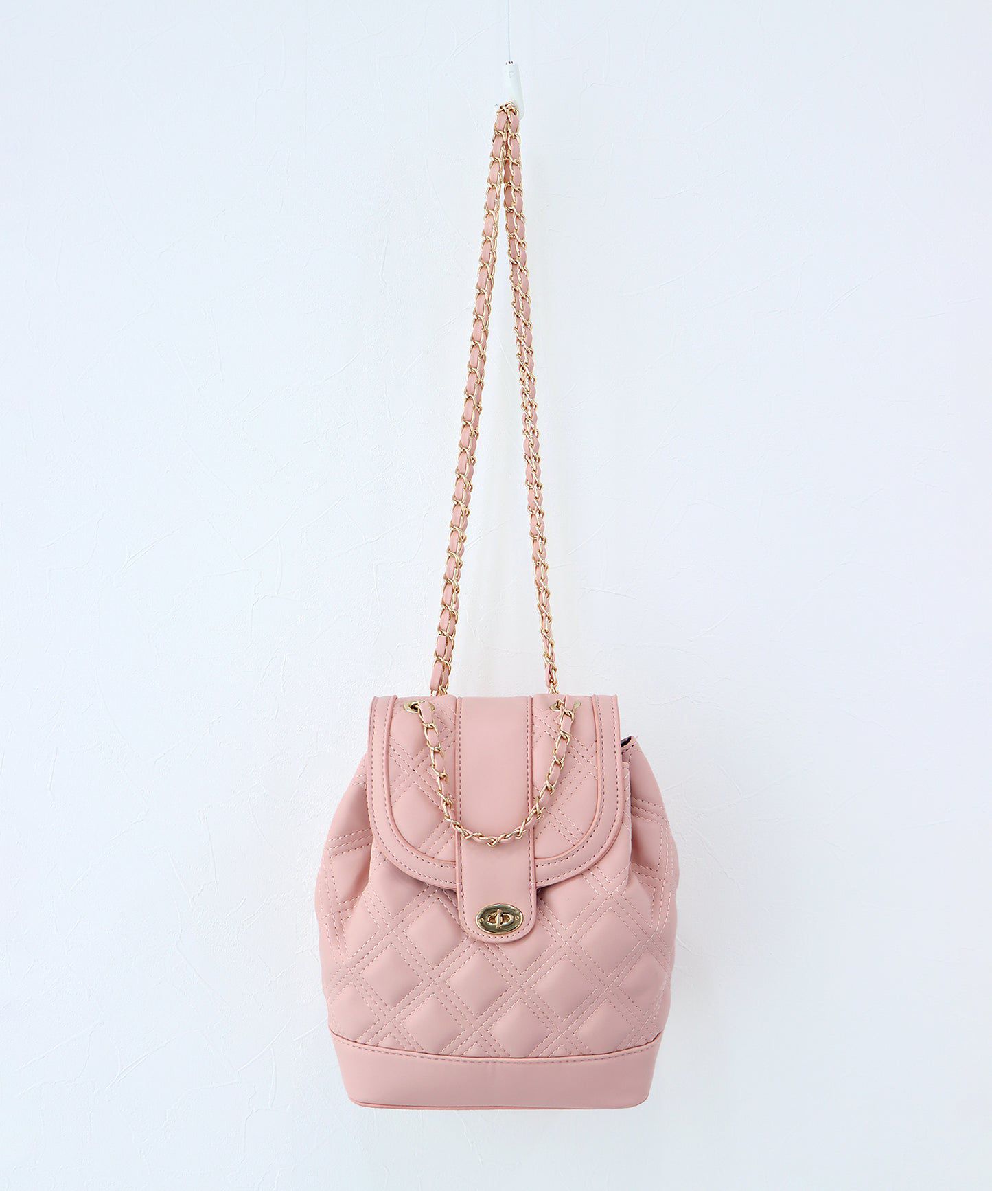 日本 BLUE EAST - 2WAY時尚金屬鍊後背小包-銀