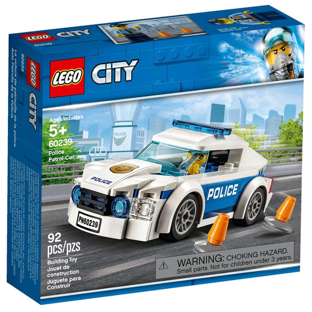 樂高 LEGO - 樂高 CITY 城市警察系列 - 警察巡邏車 60239-92pcs