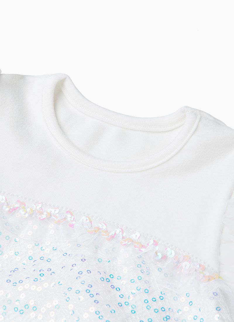 韓國 OZKIZ - 白雪天使洋裝(附發光髮飾)-白