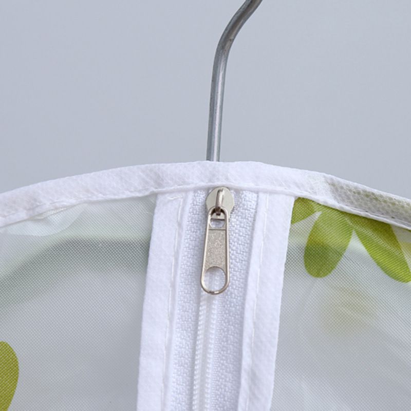 衣物防塵罩收納袋5入組-花朵拉鏈款