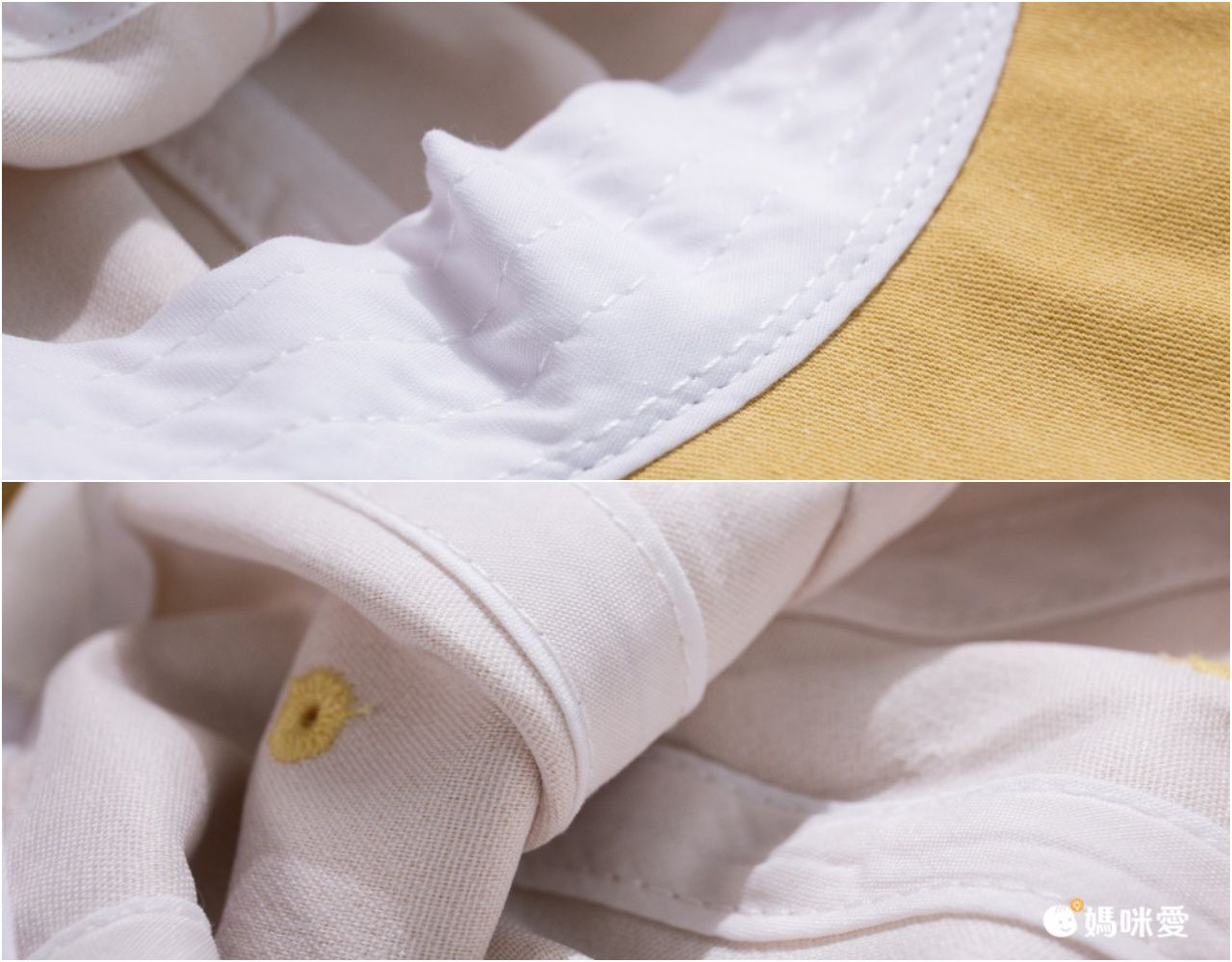 拼色鴨舌帽-橘色