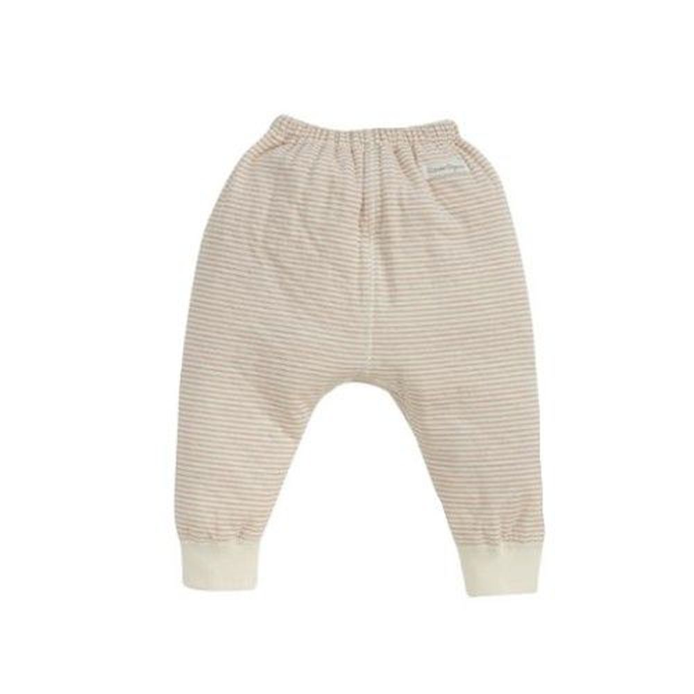 日本 Combi - 初生褲-經典條紋系列-粉紅