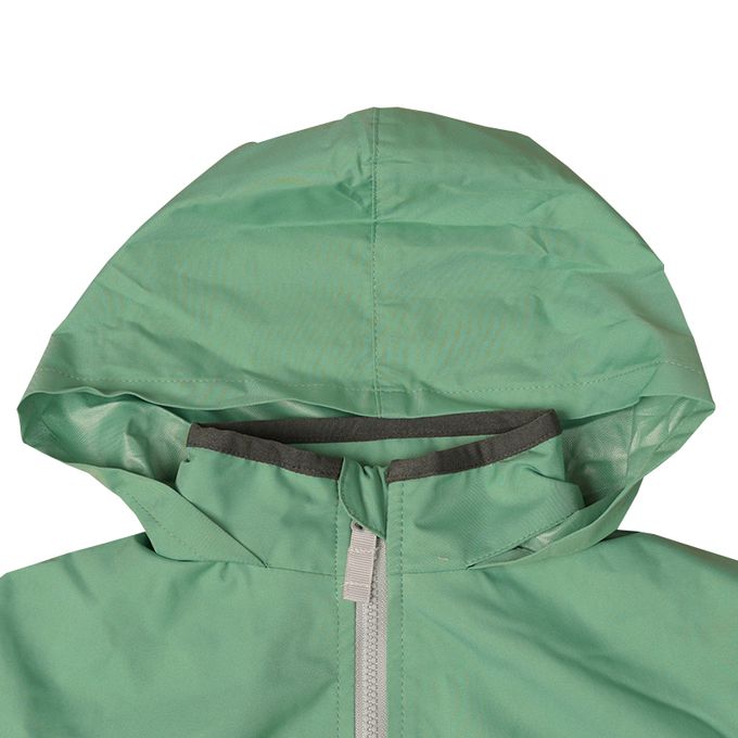 akachan honpo - 防潑水夾克-內裡刷毛-綠色
