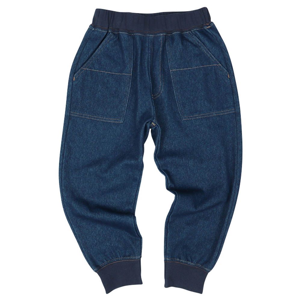 10分束口褲--深藍色